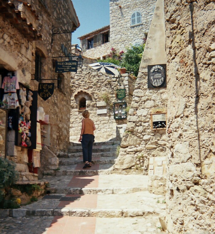 Ruelle eze c�te d'azur
