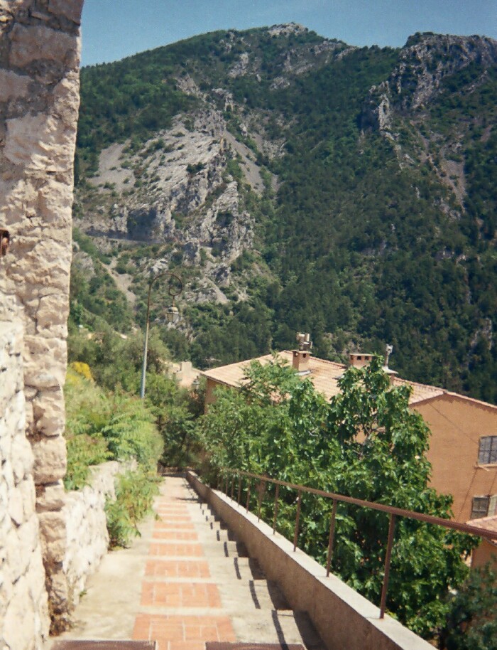Escalier Peille C�te d'azur