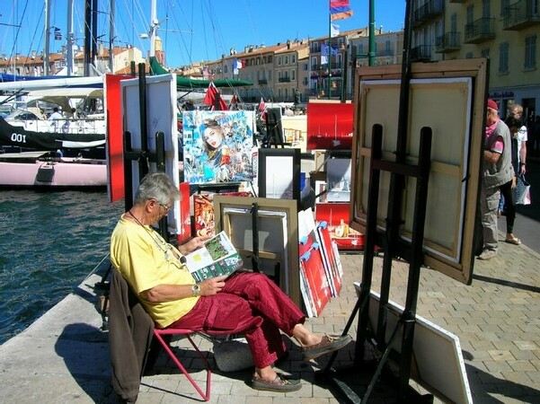Exposition de peintures saint-tropez