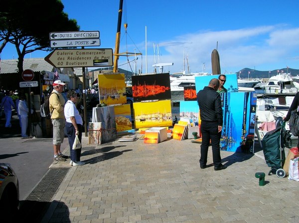 Exposition de peintures saint-tropez