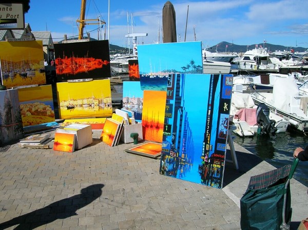 Exposition de peintures saint-tropez
