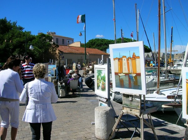 Exposition de peintures saint-tropez