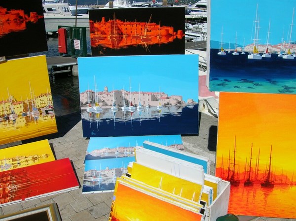 Exposition de peintures saint-tropez