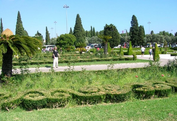 Jardin place de l'empire Belem lisbonne portugal