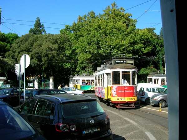 Tramway lisbonne portugal