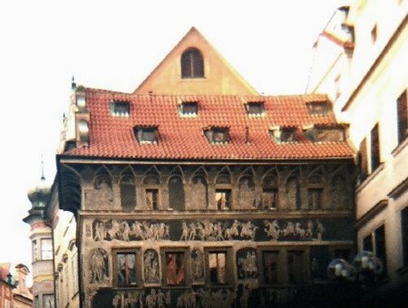 sgraffites Prague