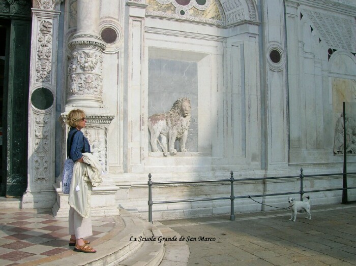 Facade Scuola Grande di San Marco Venise