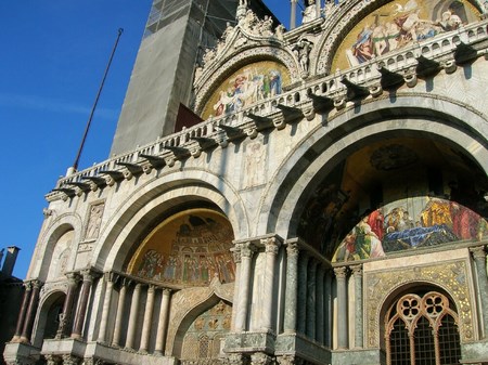 Mosaique Facade Basilique Saint-Marc Venise