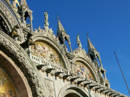 Mosaique Facade Basilique Saint-Marc Venise