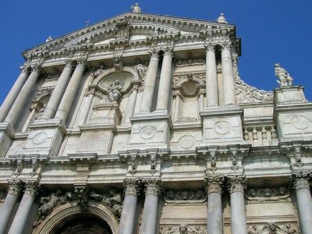 Facade Eglise des Scalzi Venise