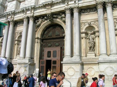 Facade Eglise des Scalzi Venise